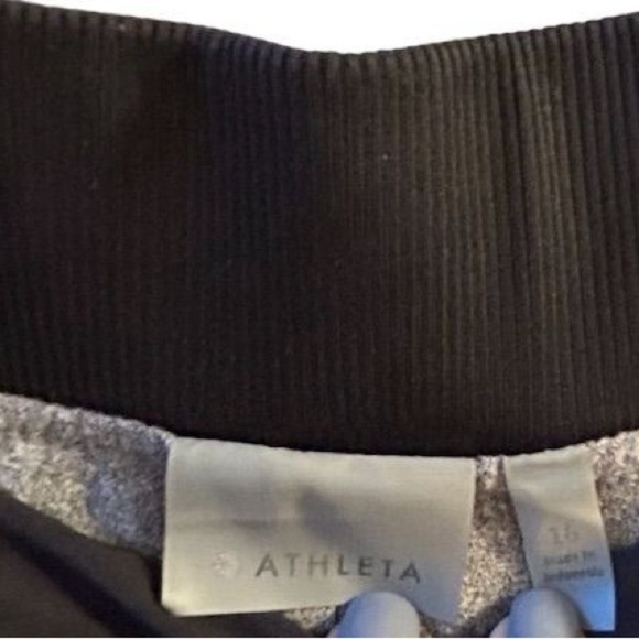 Athleta Women's Black Joggers Size 16 High-Waisted fully Lined Pants - Picture 8 of 16